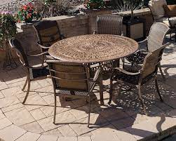 60 round patio table with umbrella hole. Lillian 60 Round Table Set Green Acres Outdoor Living