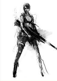 Quiet Metal Gear Solid Quiet Metal Gear Gear Art