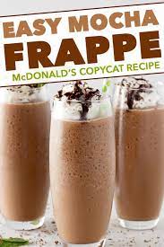 To make your frappé, you will need about 1 1/2 cups of coffee. Copycat Mocha Frappe The Chunky Chef