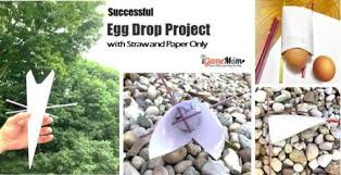 Well on a pedantic front you've got: Successful Egg Drop Project Design With Paper Only Paper Funnel