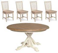 We did not find results for: Coastal Beach White Oak Round Dining Room Set Beach Style Dining Sets By Zin Home Zuf 128757set Houzz