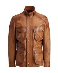 Thornhill Calfskin Jacket Purple Label Leather Suede Ralphlauren Com Leather Jacket Men Ralph Lauren Leather Jacket Preppy Mens Fashion