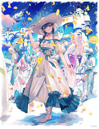 鵜飼沙樹 on twitter anime summer final fantasy artwork anime