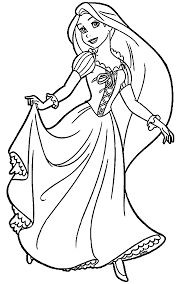 This woman raises her as her daughter. Coloring Pages Free Disney Rapunzel Coloring Pages For Kids