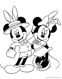 Mickey And Minnie Mouse Easter Bunny Ears Coloring Page Mickeyandminnie Easter Minnie Mouse Coloring Pages Disney Coloring Pages Mickey Mouse