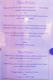 Nos Menus Picture Of L Hippocampe Vichy Tripadvisor
