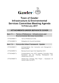 Town of Gawler Infrastructure & Environmental Services Committee Meeting  Agenda