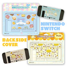 New Nintendo Switch Sanrio Backside Cover Answer Japan 2019 Apr Cinnamoroll A B Pom Pom Purin A B In 2020 Nintendo Switch Sanrio Nintendo