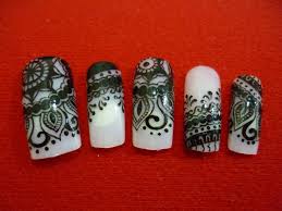 Mehndi Nail Art Design Henna Nails Henna Nail Art Nail Art Wedding