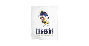 Cogal® ti consiglia di acquistare 4 federe invece di 2, per dare un aspetto totalmente nuovo alla tua camera da letto. Living Legends Roger Federer 2018 Phitcy S Artist Shop