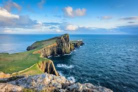 This is one of the most famous lighthouses in scotland, and it's on the most westerly tip of skye. Neist Point Lighthouse Scottish Coast Wallpaper Wall Mural
