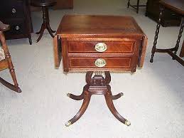 Antique Duncan Phyfe Claw Foot Drop Leaf Lamp Table Antique Table Vintage Furniture Duncan Phyfe