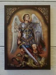 May god rebuke him, we humbly pray, and do thou, o prince of the heavenly host. Posters Prints Pictures Saint Michael Vatican