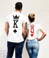 King And Queen Shirts King And Queen King And Queen Couples Camisetas Personalizadas Camisas Para Parejas Playeras Para Parejas