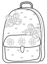 Some briefcases are even designed to fit a. Backpack Coloring Page Stock Illustration Illustration Of Childhood 52718445