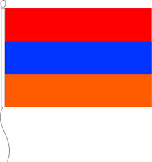 Oben rot, in der mitte blau und unten orange. Flagge Armenien 150 X 250 Cm Marinflag Maris Flaggen Gmbh