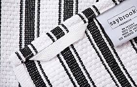 I don't know about your household, but around here you'd be hard pressed to find a hand towel! Saybrook Products Classic Kitchen Dish Towels With Hanging Loop Black Stripe On White 20 X 30 Inches Set Of 3 Buy Online In Kuwait At Desertcart Com Kw Productid 34078638
