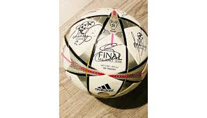 This ball is perfect for practice matches. Official Ucl Ball 2015 16 Signed By Real Madrid Ucl Champion Team Charitystars