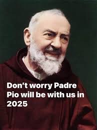 O Holy Padre Pio, You are a beacon of faith and hope. Please intercede for  our family and pray for our physical and spiritual well-being. Help us find  peace and trust in