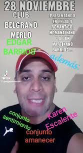 Edgar Barrios y su Banda,página oficial