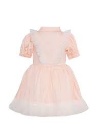 Lora Salmon Girls Dress