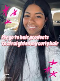 My curly to straight hair essentials