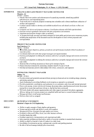 project manager / estimator resume