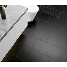 Black matt finish floor tiles. Lounge Black Matt Porcelain Floor Tiles From Tile Mountain