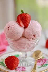 The technique for making ice cream without eggs usually involves eliminating the eggs and increasing the fat content by using extra cream. Homemade Strawberry Ice Cream Recipe Gemma S Bigger Bolder Baking