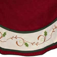 Lalent christmas tree skirt 48 inch red and black plaid ruffle edge linen burlap large xmas tree skirts for holiday party christmas dec. Tree Skirts