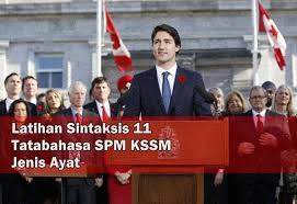 Latihan Sintaksis 11 Jenis Ayat Tatabahasa Spm Kssm