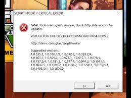 Gta V Epic Games Launcher Mods Cant Be Installed And Script Hook Critical Error Youtube