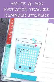Water Glass Hydration Tracker Reminder Stickers Affiliate Water Hydration Drinks Planner Bullet Journal Bullet Journal Inspiration Bullet Journal 101