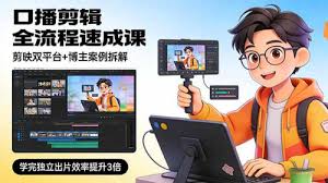 小丁口播剪辑全流程速成课，剪映双平台+博主案例拆解，学完独立出 ...