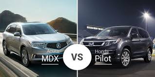 Acura Mdx Vs Honda Pilot Same Platform Distinct Differences