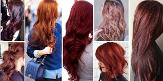 Most Popular Red Hair Color Shades Matrix
