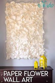 Large paper wall flowers diy. Diy Paper Flower Wall Decoration Tikkido Com