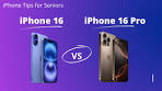 iPhone 16 vs iPhone 16 Pro - YouTube