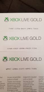 Find great deals on ebay for xbox live gold 1 month. 3 Free 14 Day Trial Xbox Live Gold Codes Xboxone