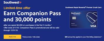 Swa credit card annual fee i have had this card for over 20 years with never a late payment and the representative wouldn't budge when i asked about waiving the annual fee of $69 that is impending next month. Expired Wow Companion Pass 30k Points With 1 Card