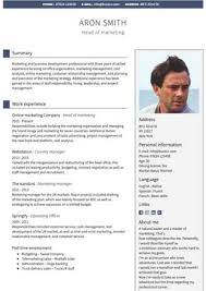 A simple or basic resume template is defined by a clean and consistent look with strong lines separating categories and . 2021 Professional Cv Templates Free Download