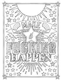 Free printable sayings coloring pages for adults. Free Printable Coloring Pages For Adults With Swear Words