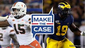 Gregory rousseau is an american football defensive end for the miami hurricanes. Make The Case Gregory Rousseau Vs Kwity Paye