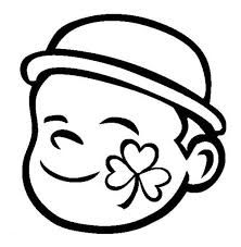 Download A Four Leaf Clover Face Paint Coloring Page Color Luna Coloring Books Coloring Book Art Coloring Pages