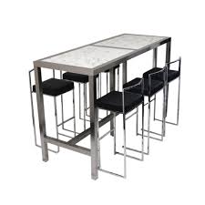 Top bar tables high brands analysis. High Bar Table 6 Stools Black Set
