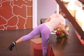 Maybe you would like to learn more about one of these? Katy Perry In Purple Yoga Pants Working Out Inside Witness Worldwide House In Los Angeles 120617 18