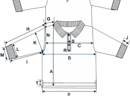 Shirt Size Chart For Developed Sample Auto Garment