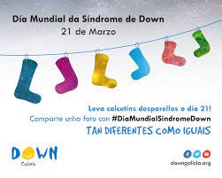 Muestre su apoyo al día mundial del síndrome de down en las redes sociales. Calcetines Desparejados Para Conmemorar El Dia Mundial Del Sindrome De Down Downgalicia