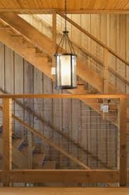 Railing Use Ikea Dignitet Curtain Wire Staircase Contemporary Interior Stair Railing Rustic Stairs