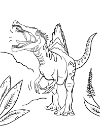 Free Spinosaurus Coloring Page Animal Coloring Pages Dinosaur Coloring Pages Free Coloring Pages